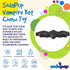 SodaPup Vampire Bat – Durable Dog Chew Toy Made in USA from Non-Toxic, Pet Safe, Food Safe Nylon Material for Mental Stimulation, Clean Teeth, Fre...