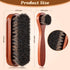 2 Pcs Horsehair Shine Shoes Brush Kit Polish Dauber Applicators Cleaning Leather Shoes Boots Care Brushes Suede Cleaner Brush(2 Pcs Style F)...
