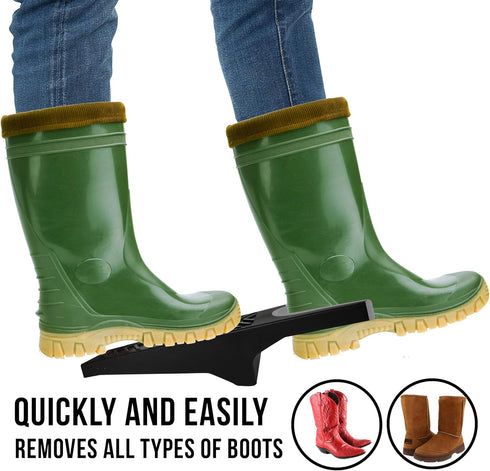 JobSite Premium Boot Puller - Rubber Grip Inlay - Shoe & Boot Remover...