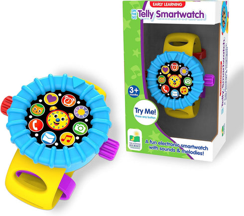 The Learning Journey: Early Learning - On The Go Telly Smartwatch – Baby and Toddler Pretend Play Kids Watches - Toys & Gifts for Boys & Girls Age...