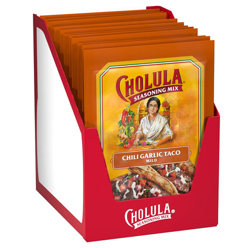 Cholula Chili Garlic Taco Seasoning Mix, 1 oz (Pack of 12)...