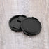 4Pcs 52mm Snap-on Front Camera Lens Cap with Elastic Lens Cap Keeper Fitting Any with 52mm Screw in Filter Thread Camera Black...