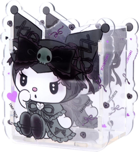 Anime Kuromi Desktop Desk Office Supplies Container Ceramics Pen Holder for Desk Cute Pencil Cup Pot Makeup Brush Holder Mini Box S...
