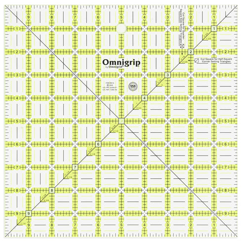 Omnigrid Omnigrip 10in Square Ruler, none...