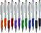 SyPen 2-1 Twist Action Stylish Silver Barrel Capacitive Stylus with comfort grip Ball point Blue Ink Pen for Touchscreen Devices, Iphone, Ipad, An...