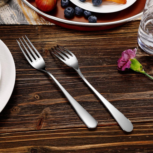 KEAWELL Premium Louise 9" Serving Spoon Set – 18/10 Stainless Steel - Uniting Elegance and Durability - Exquisite Serving Utensils for Parties (Se...