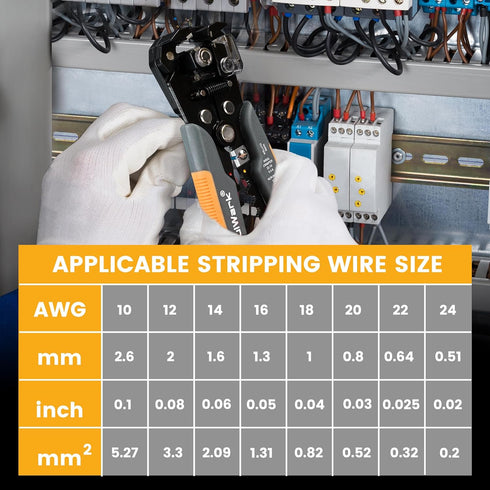 3-In-1 Multi Self Adjusting Wire Stripper/Cutter/Crimper - 8-Inch Universal Wire Stripper for Wire Stripping, Cable Cutting, Crimping Tools from 1...
