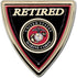 Elektroplate Officially Licensed Retired Marines Shield Chrome All Metal Emblem for Cars, Trucks, and All Auto | Universal Fit at 3.0" x 2.9" | We...