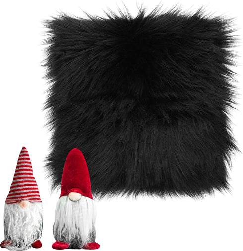 Sibba Fur Faux Locker Fabric Rug Polyester Yard Pre Cut Artificial Craft Costume Double Side Square Crafting Strips Liners Set Plush Precut Fluffy...