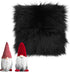 Sibba Fur Faux Locker Fabric Rug Polyester Yard Pre Cut Artificial Craft Costume Double Side Square Crafting Strips Liners Set Plush Precut Fluffy...