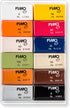 STAEDTLER 8023 C12-4 FIMO Soft Oven-Hardening Polymer Modelling Clay - Assorted Natural Colours (Pack of 12 x 25g Blocks)...