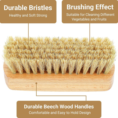 SEPGLITTER Vegetable Brush,Veggie Wash Brushes Potato Brush Cleaning Brush for Potato Carrot Cucumber and Fruits Vegetable Brush Scrubber for Food...