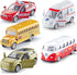 Die-cast Metal Toy Cars Set of 5, Openable Doors, Pull Back Cars Ambulance, Gift Pack for Kids (Official Car ?)...