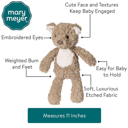 Mary Meyer Putty Nursery Stuffed Animal Soft Toy, 11-Inches, Teddy Bear...