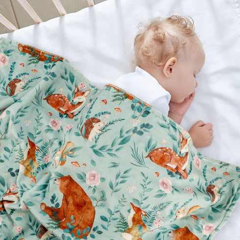 TANOFAR Minky Baby Blankets, Soft Toddler Blanket for Boys Girls, Dotted Backing, Double Layer Crib Receiving Blanket, for Nursery/Stroller/Toddle...