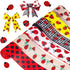 Ladybug Ribbon Wired 6 Rolls Red Ladybugs Ribbon Polka Dot Wired Edge Ribbon 2.5 Inch 40 Yards Spring Summer Wired Ribbon DIY Craft Ribbon for Wra...