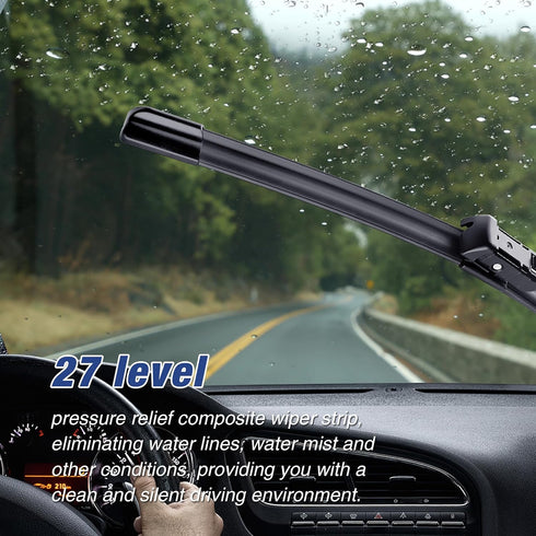 22"+22" Wiper Blades Replacement for Chevy Silverado/GMC Sierra 2014 2015 2016 2017 2018 (Set of 2) Quiet and Durable Stable All-Season Windshield...