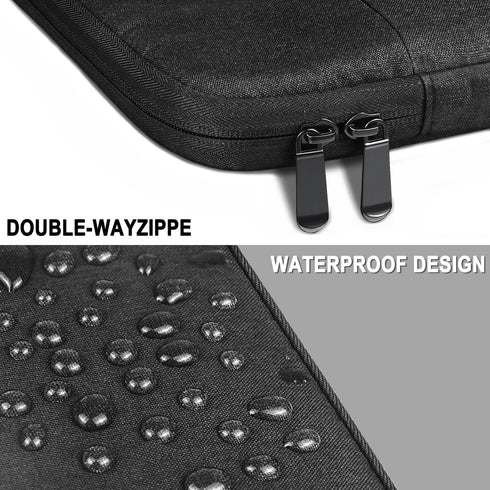 Laptop Sleeve Case 15.6 Inch, Water Resistant Shockproof Protective Computer Cover with Handle, Traveling Carrying Bag with Pocket, Portable Lapto...