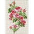 RIOLIS 809 - May Wild Rosey- Counted Cross Stitch Kit 8" x 12" 15 Count Flaxen AIDA 19 Colors...