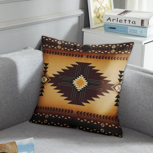 Emvency Throw Pillow Cover Santa Fe Creams South Western Decorative Pillow Case Home Decor Square 18 x 18 Inch Pillowcase...