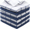 Cotton Grid Dish Cloths, Terry Cleaning Rags, 12 x 12 Inches, Light and Soft, Quick Drying Dish Rags, 8pc/Set (Blue Multi)...