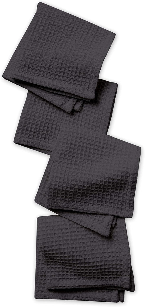 Encasa Dish Towels Cotton 12x12 in Highly Absorbent and Quick-Drying, Use Once and Wash Cleaning, Ultra-Soft Multipurpose Kitchen Dish Cloths | Pa...