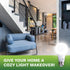 Bioluz LED 60 Watt LED Light Bulbs 4000K Cool White 9 Watts = 60W Non-Dimmable A19 LED Light Bulbs 6 Pack...