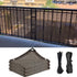 Fence Privacy Screen Balcony Sun Shade Cloth 3'3"x6'6" 80% Shade Fabric Outdoor Patio Screens Mesh Panels Apartments Railing Cover UV Protection f...