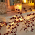 Vanthylit 6FT Red Berry Garland Lights, Battery Operated Christmas Garland with Timer, Lighted Berries Garland Decorations for Holiday Fireplace M...