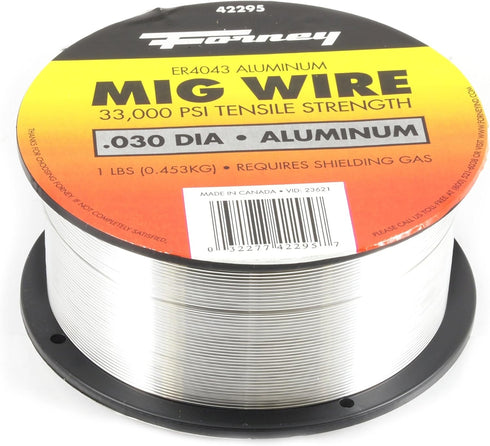 Forney 42295 Mig Wire, Aluminum Alloy ER4043, 030-Diameter, 1-Pound Spool...