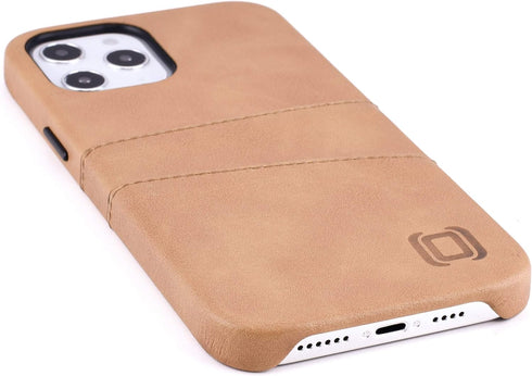 Dockem Wallet Case for iPhone 12 Pro Max: Built-in Metal Plate for Magnetic Mounting & 2 Credit Card Holders: 6.7" Exec M2, Smooth Synthetic Leath...