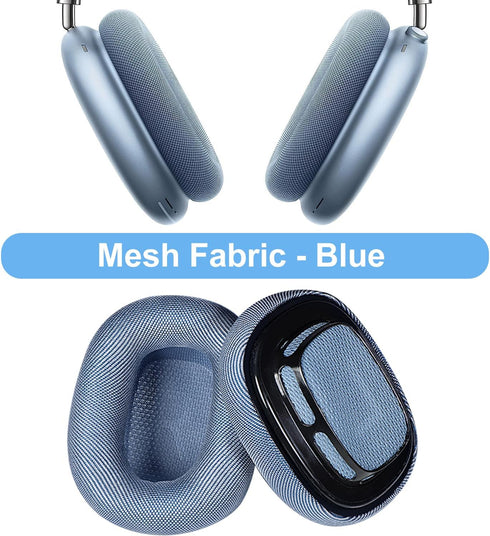 Ear Cushions for Airpods Max Headphones Replacement Ear Cushion Covers Made of Mesh Fabric and Memory Foam (Blue)......