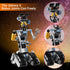 370 Pieces Johnny 5 Robot Building Set, Short Open Circuit Johnny Five Robot Model Toys, Compatible for Lego, Educational Gift Set for Ages 8-14 B...