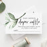 Bliss Collections Diaper Raffle Tickets for Baby Shower, Rustic Greenery, Invitation Card Inserts for Fun Baby Shower Game with a Chance to Win, 2...