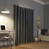 Sun Zero Columbia Thermal Insulated 100% Blackout Grommet Curtain Single Panel, 50" x 84", Gray...