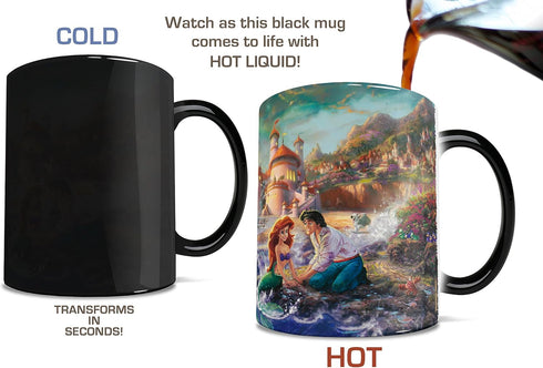 Morphing Mugs Disney - Little Mermaid - Rainbow - One 11 oz Color Changing Heat Sensitive Ceramic Mug – Image Revealed When HOT Liquid Is Added!...
