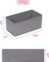 DIOMMELL 9 Pack Foldable Cloth Storage Box Closet Dresser Drawer Organizer Fabric Baskets Bins Containers Divider for Clothes Underwear Bras Socks...