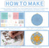FREEBLOSS 4 Set Tarot Style Embroidery Kit for Beginners Cross Stitch Kit with Instructions Full Kit of Embroidery Cloth Embroidery Hoops 12 Color...