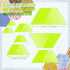 8 Pcs Half Hexagon Quilting Rulers Acrylic Quilting Templates for Quilting 1-7 Inch Quilt Template Ruler with 1/4 Inch Seam Allowance Quilt Suppli...