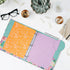 Steel Mill & Co Cute Decorative Binder Dividers with Tabs, 8 Tab Dividers Letter Size, Plastic Binder Organizer Set for School/Office, White Flora...