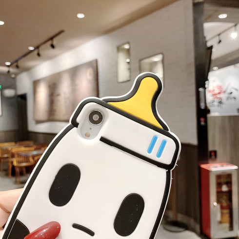 3D Feeding Bottle Case for iPhone XR 6.1",iPhone XR Cute Case,3D Cartoon Cute Kawaii Lovely Baby Bottle Shape Kids Teens Girls Women Soft Silicone...