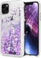for iPhone 11 Pro Case, Double Layer Design Bling Flowing Liquid Floating Sparkle Colorful Glitter Waterfall TPU Protective Phone Case for iPhone ...