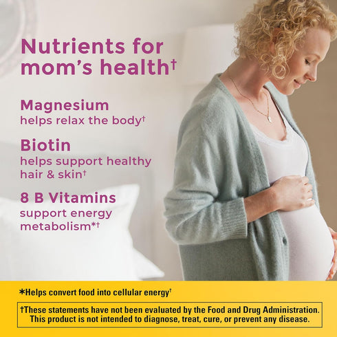 Nature Made Prenatal with Folic Acid + DHA, Prenatal Vitamin and Mineral Supplement for Daily Nutritional Support, 110 Softgels, 110 Day Supply...