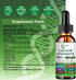 Calcium Magnesium Zinc Liquid Drops, Liquid Magnesium Glycinate 500mg Calcium 1000mg with Vitamin D3,K2,B6,B12,Coq10 for Bone Strength, Muscle Fun...