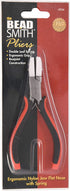 The Beadsmith Flat Nylon Jaw Pliers – Fine Tips – 5 inches (127mm) – Ergonomic Handle with Double Leaf Springs – Jewelry Making Tool for Creating ...