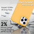 IceSword iPhone 12 Pro Max Case Yellow, Thin Liquid Silicone Shockproof Phone Case Cover, Bright Lemon Sun Citron Butter Cute, Drop Protective 6.7...