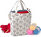 Teamoy Knitting Tote Bag with Drawstring Closure, Portable Yarn Storage Bag for Knitting Needles, Yarn Skein and Crochet Supplies, Tree (Bag Only)...