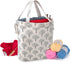 Teamoy Knitting Tote Bag with Drawstring Closure, Portable Yarn Storage Bag for Knitting Needles, Yarn Skein and Crochet Supplies, Tree (Bag Only)...