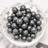 NCB 200pcs 4mm Black Hematite Loose Beads for Jewelry Making, Natural Semi Precious Beads Round Smooth Gemstones Spacer Beads Charms for Necklaces...