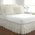 Fresh Ideas Ruffled Pillow Sham 2 Pack, Standard, Ivory...